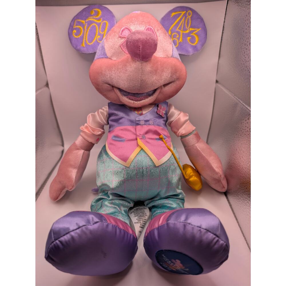 Disney Mickey Mouse Main Attraction Small World 50th Anniversary Plush 4 of 12